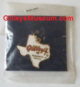 Gilley's Texas shaped charm