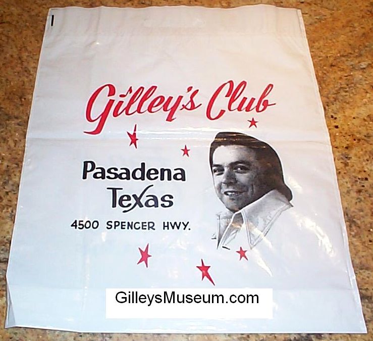 Gilley's Fan Club Shopping Bag w/o hat.